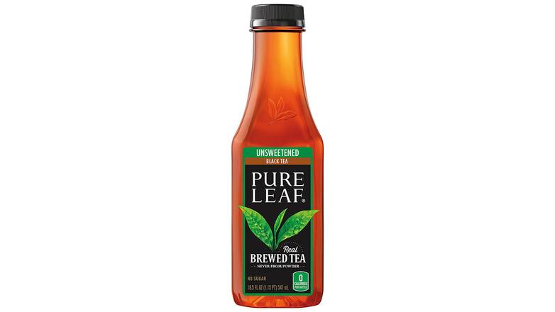 Order Pure Leaf Iced Tea, Unsweetened Black Tea food online from Route 7 Food Mart store, Norwalk on bringmethat.com