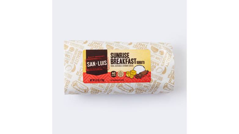 Order San Luis Sunrise Breakfast Burrito food online from Route 7 Food Mart store, Norwalk on bringmethat.com