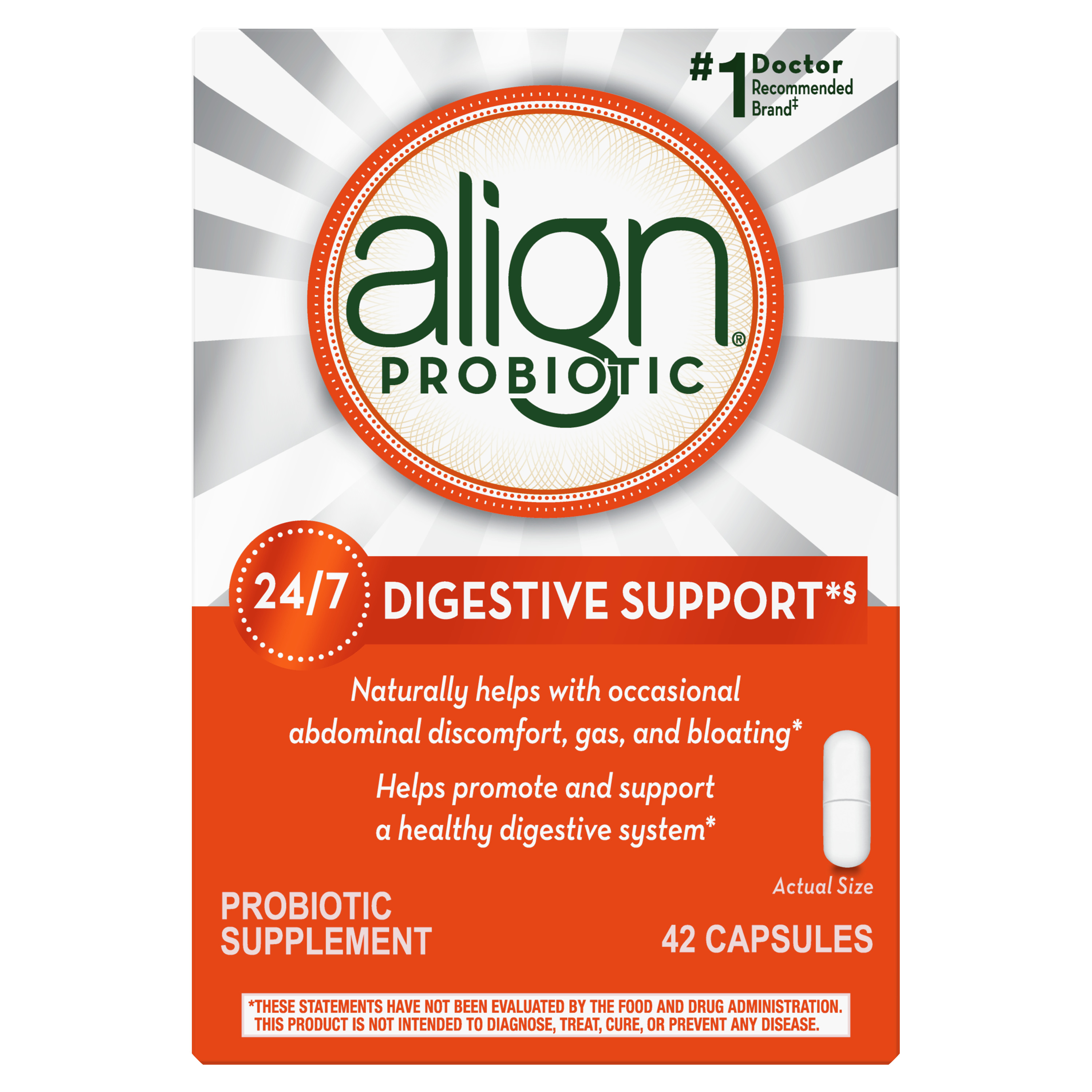 Order Align Probiotic Supplement Capsules - 42 ct food online from Rite Aid store, Antelope on bringmethat.com