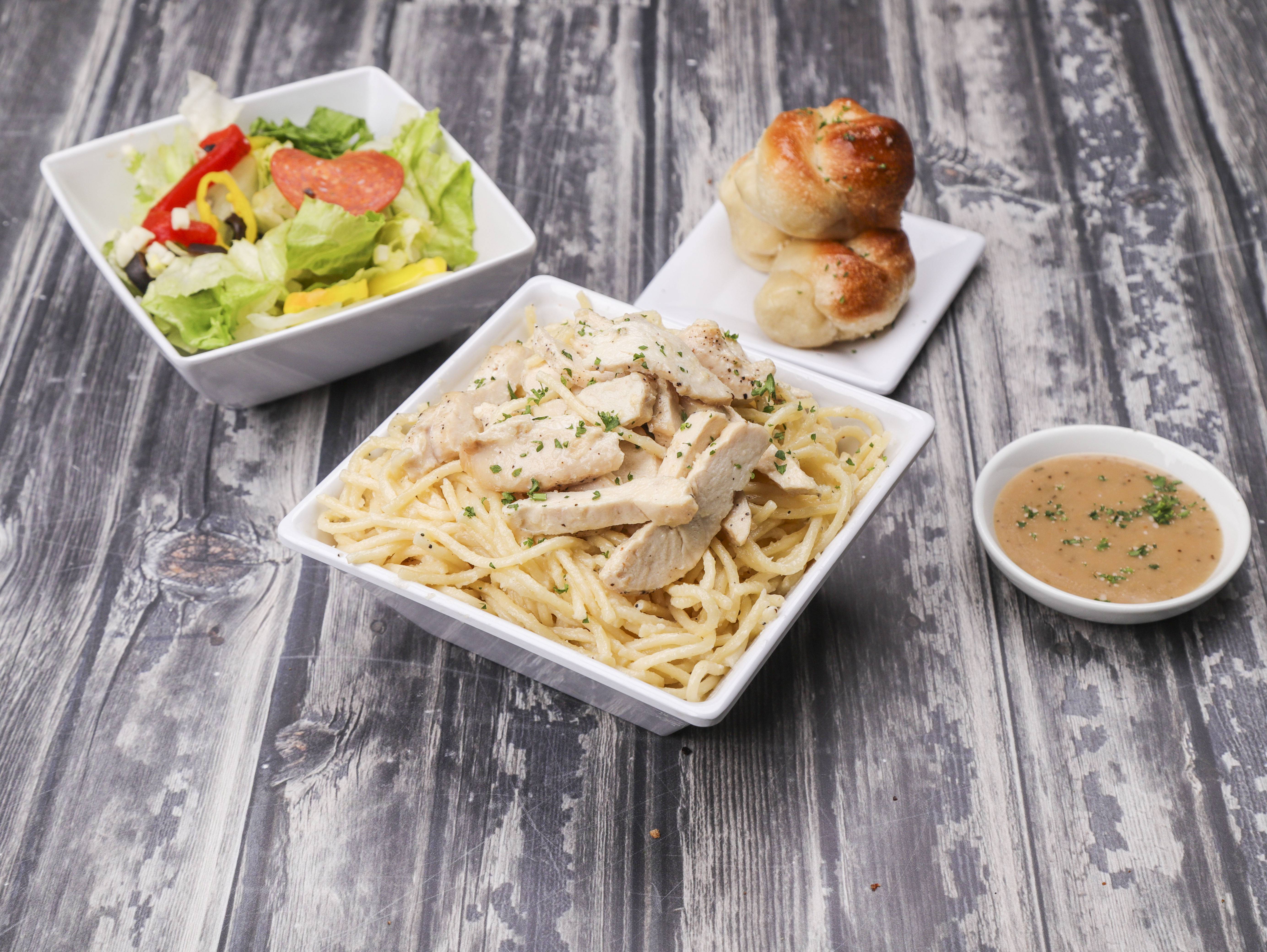 Order Grilled Chicken Alfredo food online from Big Apple Pizza - Palm City store, Palm City on bringmethat.com
