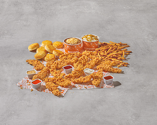 Order 16Pc Handcrafted Tenders Family Meal food online from Popeyes store, Charlotte on bringmethat.com