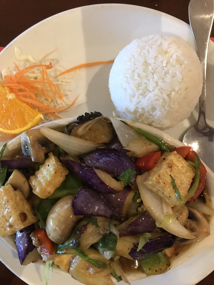 Order Asian Egg Plants food online from Thai Dawn Bistro store, Victorville on bringmethat.com
