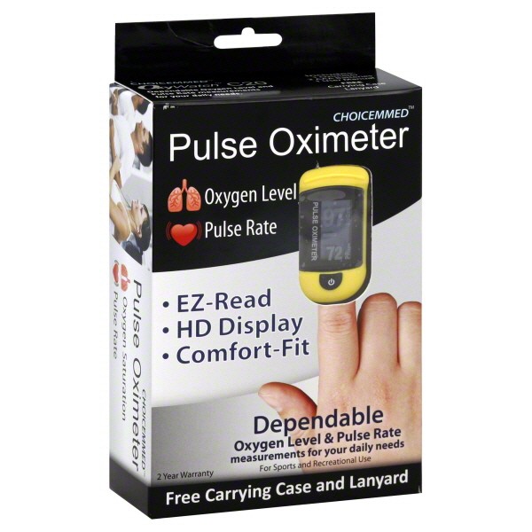 Order ChoiceMMed Pulse Oximeter food online from Rite Aid store, PAULSBORO on bringmethat.com