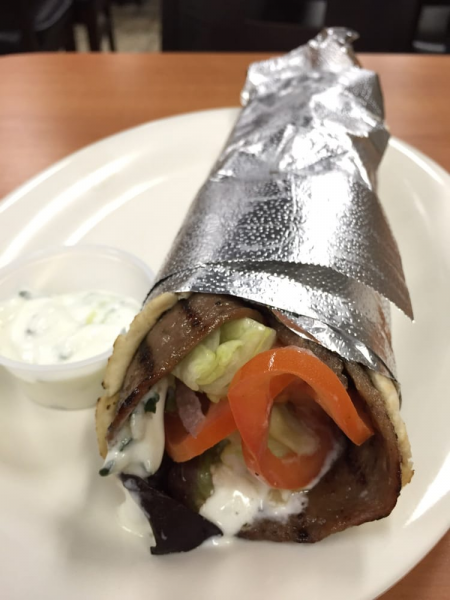 Order Beef Gyro Wrap food online from Falafel Bite store, Sunnyvale on bringmethat.com