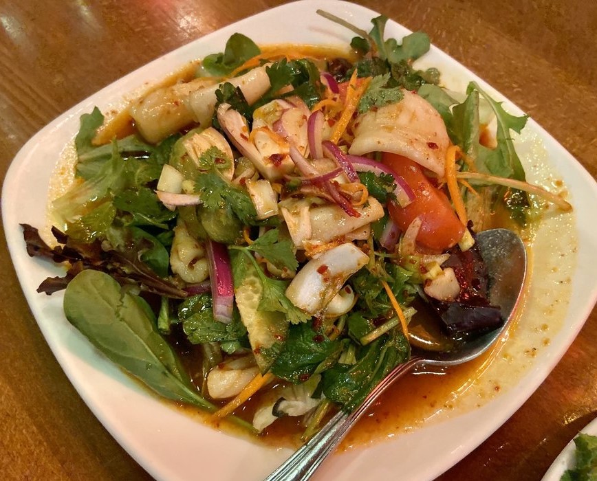 Order Squid Salad food online from Bangkok patio store, San Mateo on bringmethat.com