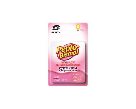 Order Pepto Bismol 4 Pc food online from Extra Mile 3056 store, Vallejo on bringmethat.com