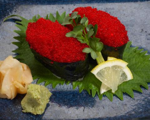 Order Flying Fish Roe food online from Sushi Soba store, Old Greenwich on bringmethat.com