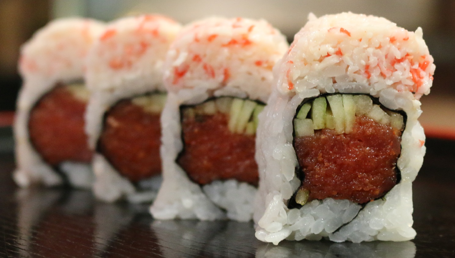 Order Sunshine Roll food online from Kaze Sushi & Hibachi store, Mesquite on bringmethat.com