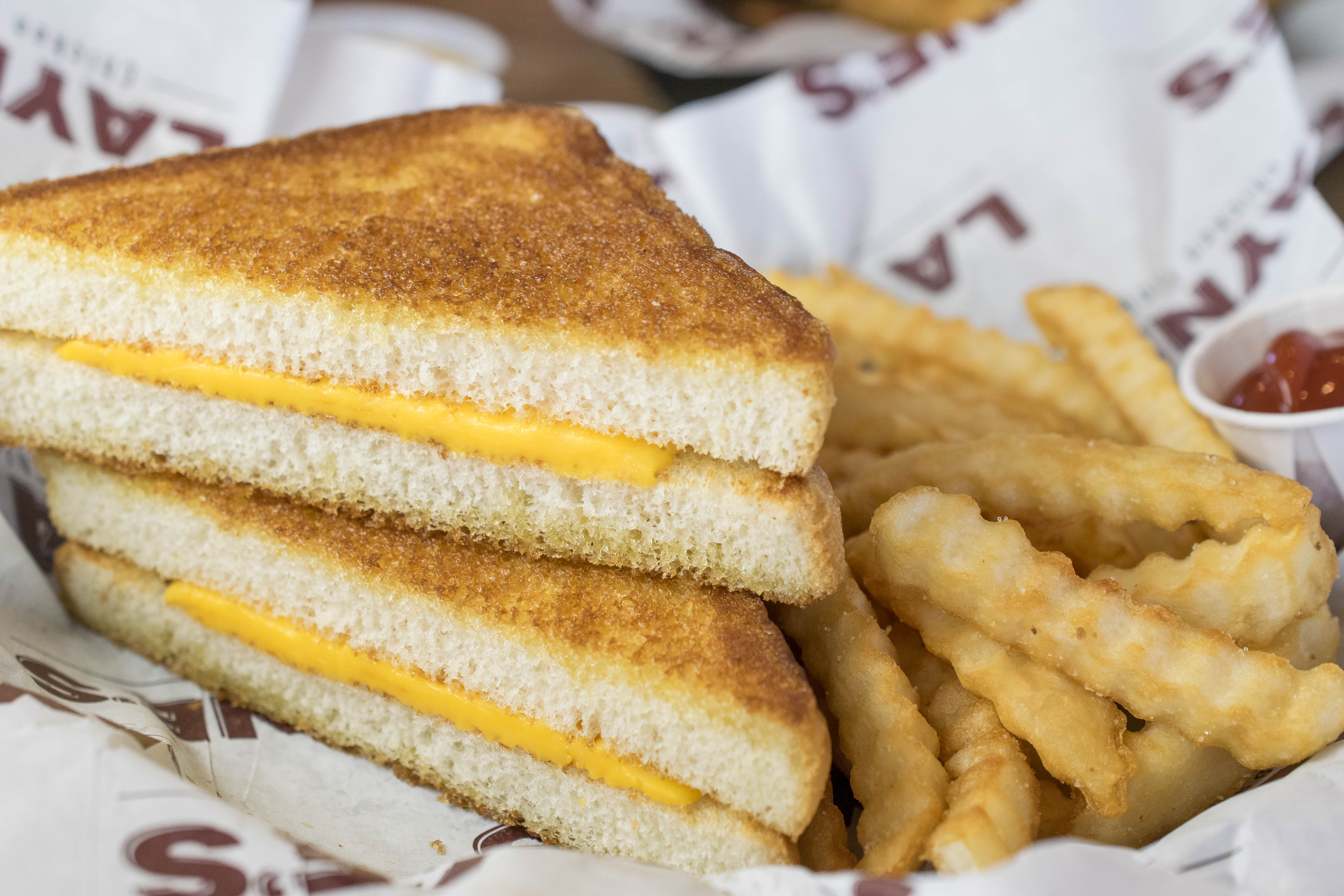 Order Grilled Cheese Sandwich Meal Combo food online from Layne Chicken Fingers store, Allen on bringmethat.com