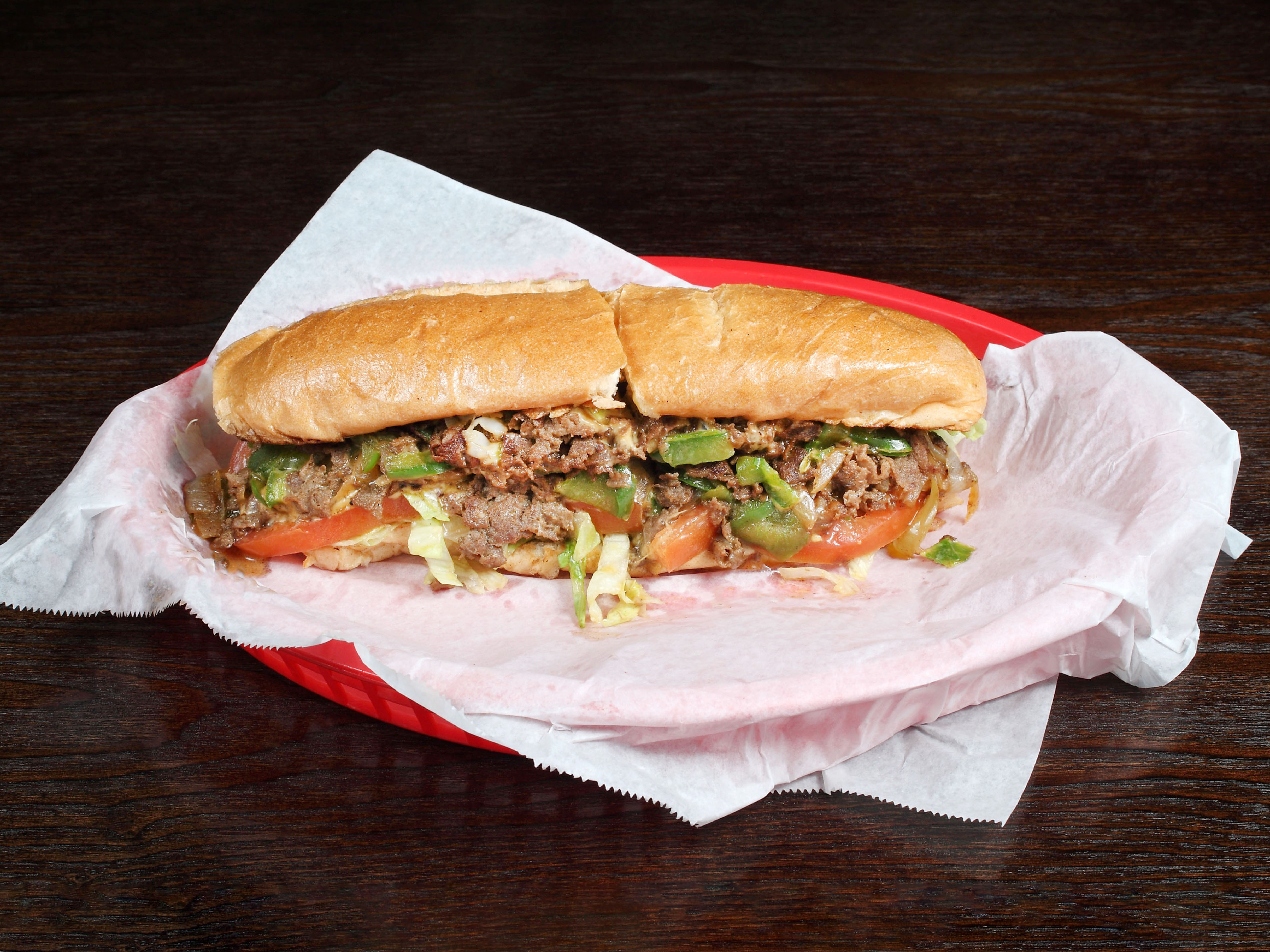 Order Philly Steak Sub food online from America Best Wings store, Capitol Heights on bringmethat.com