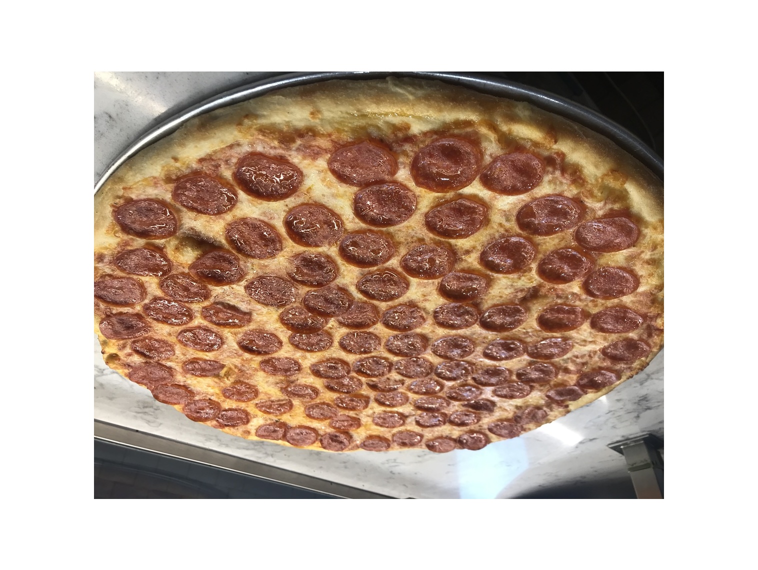 Order Pepperoni (NY Style) Pie  - 18" Round Pie food online from Previti Pizza store, New York on bringmethat.com