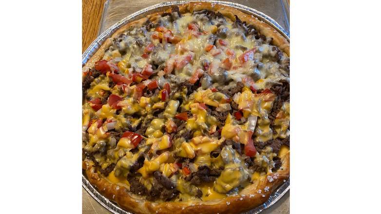 Order Philly Steak Pizza food online from On Demand Pizza store, Latham on bringmethat.com