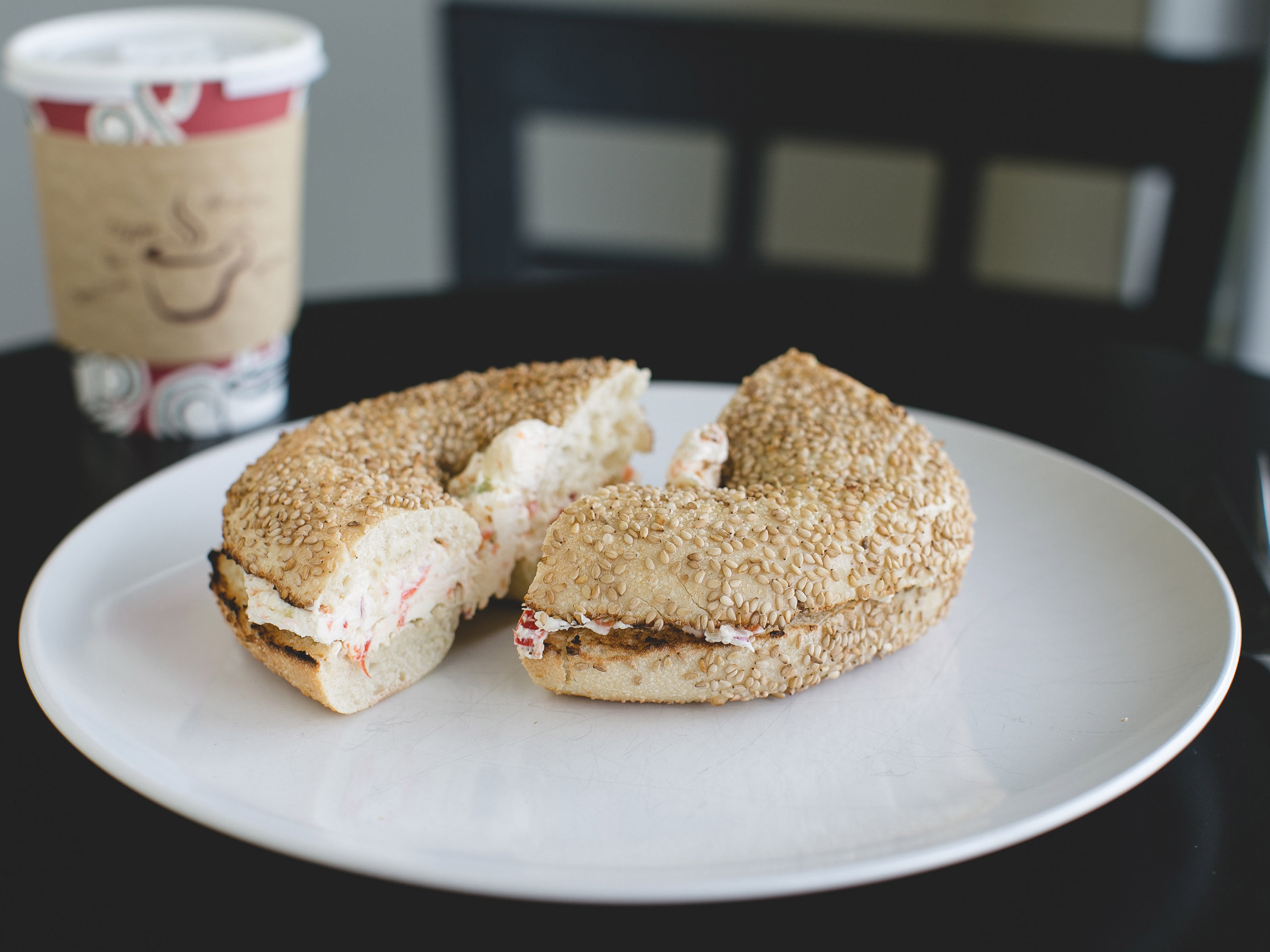 Order Bagel with Cream Cheese food online from Keystone Bagels store, Levittown on bringmethat.com