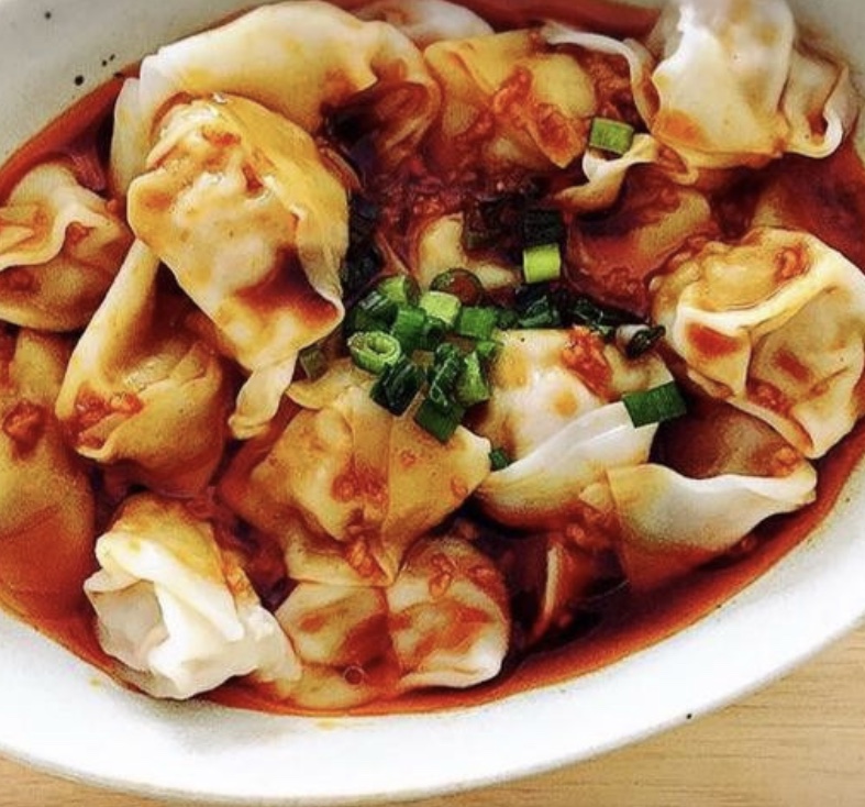 Order Wonton in Red Spicy Oil food online from You & Mee Noodle House store, Boulder on bringmethat.com