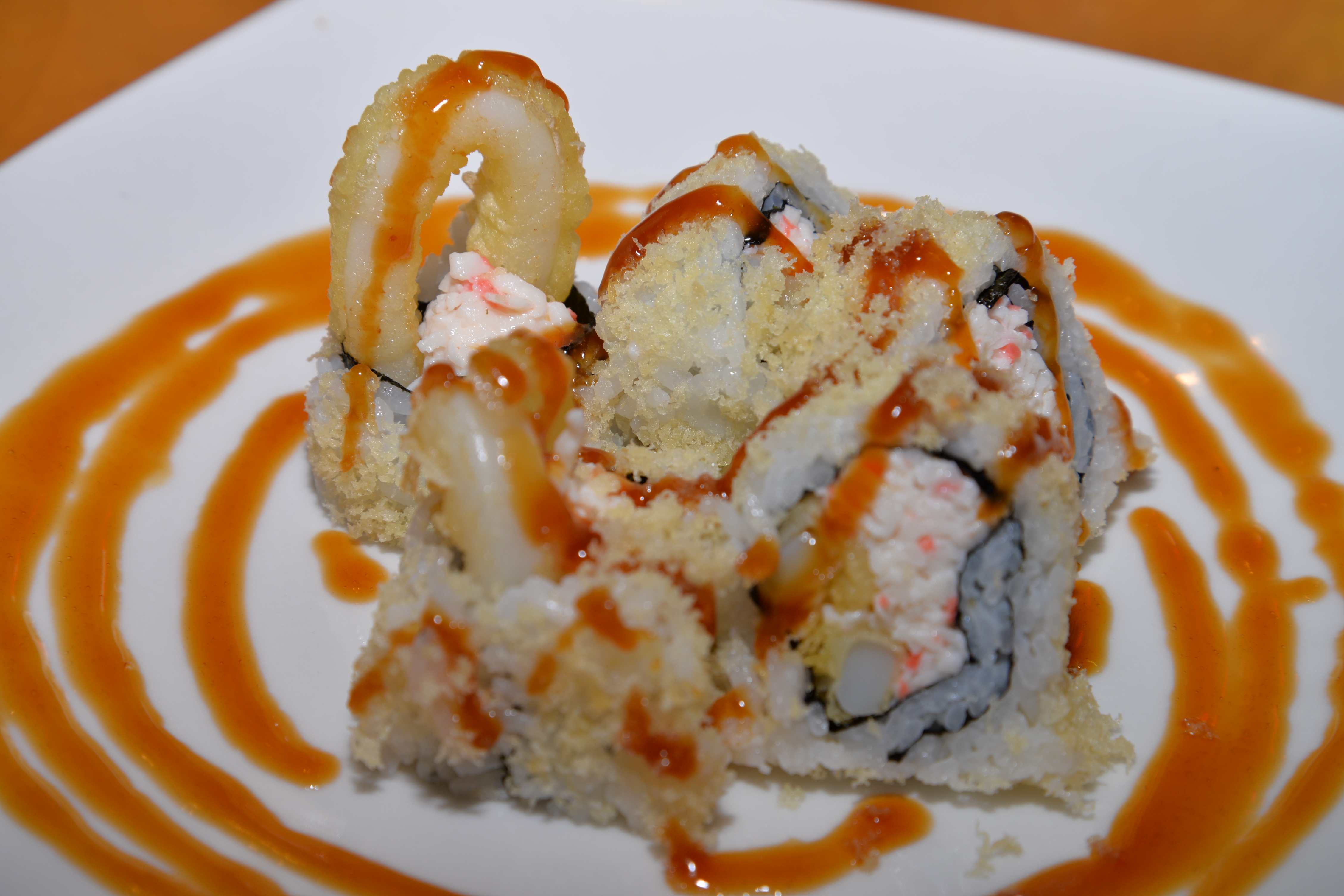Order Calamari Tempura Roll food online from Tokyo Roll And Noodle store, Chino Hills on bringmethat.com