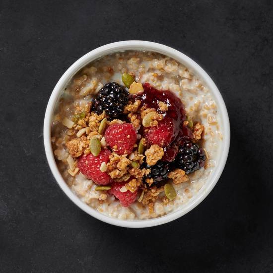 Order Steel Cut Oats with Marmalade, Berries, and Granola food online from Sodo Kitchen store, Seattle on bringmethat.com
