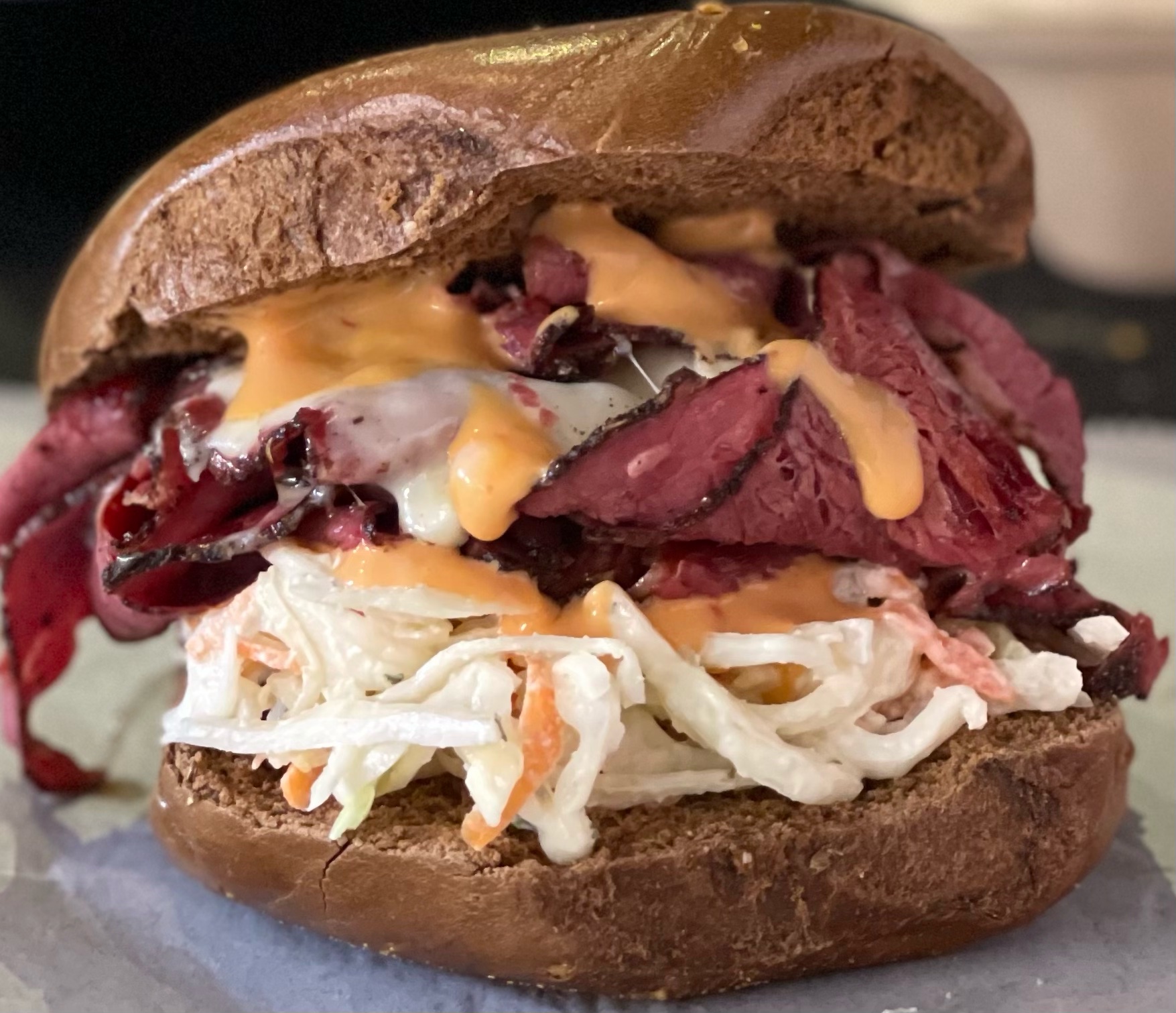 Order The Reuben Sandwich food online from Bagel Boss Catering store, New York on bringmethat.com