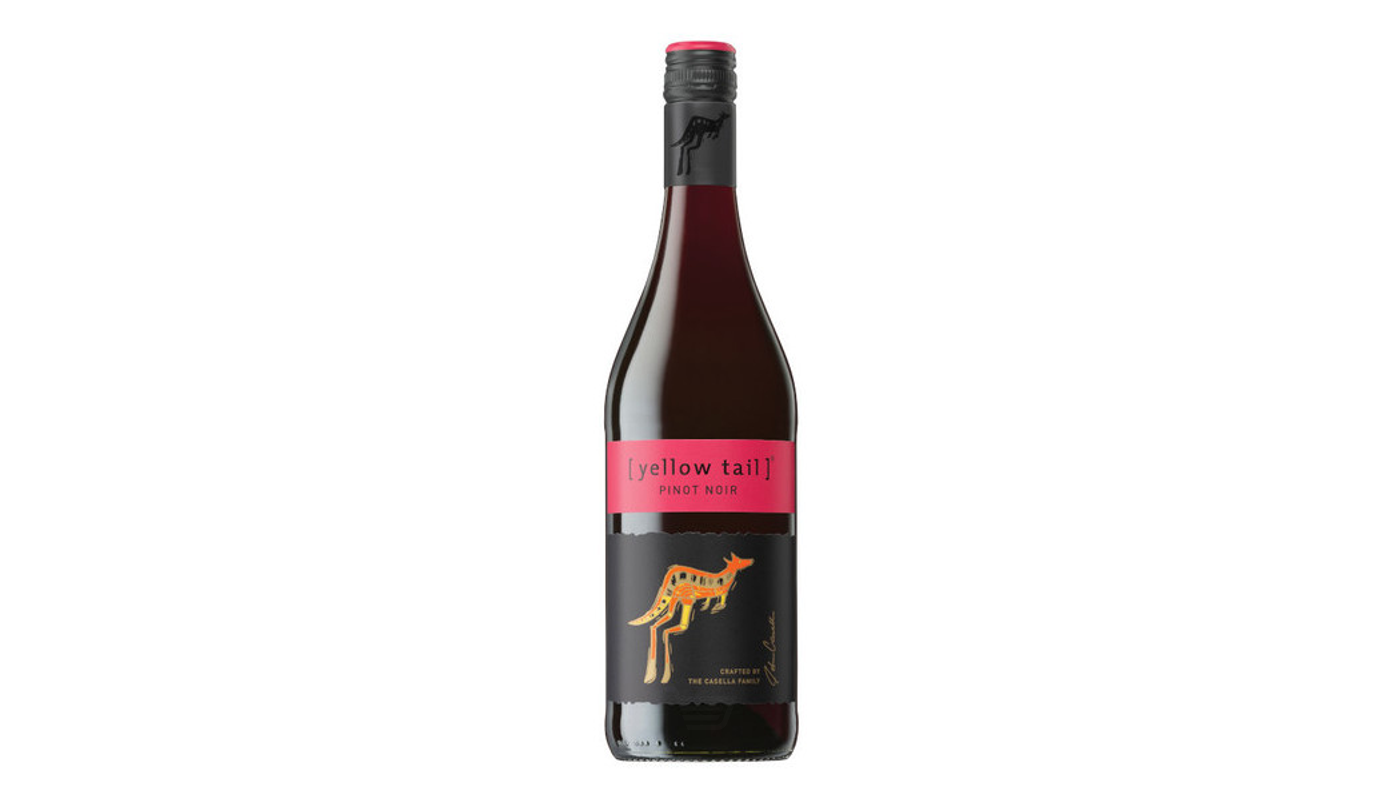 Order Yellow Tail Pinot Noir 750mL food online from House Of Cigar & Liquor store, Redondo Beach on bringmethat.com