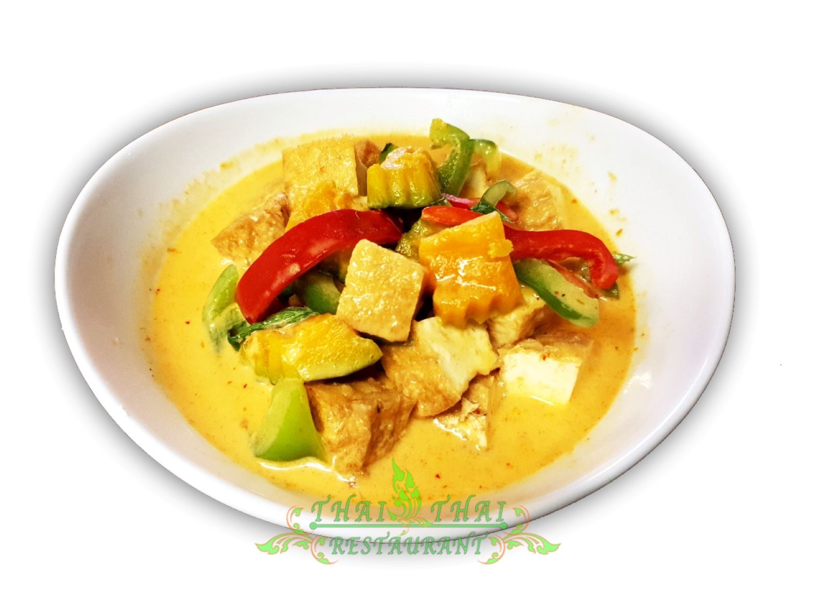 Order C7. Pumpkin Curry food online from Thai Thai Restaurant store, Fallbrook on bringmethat.com