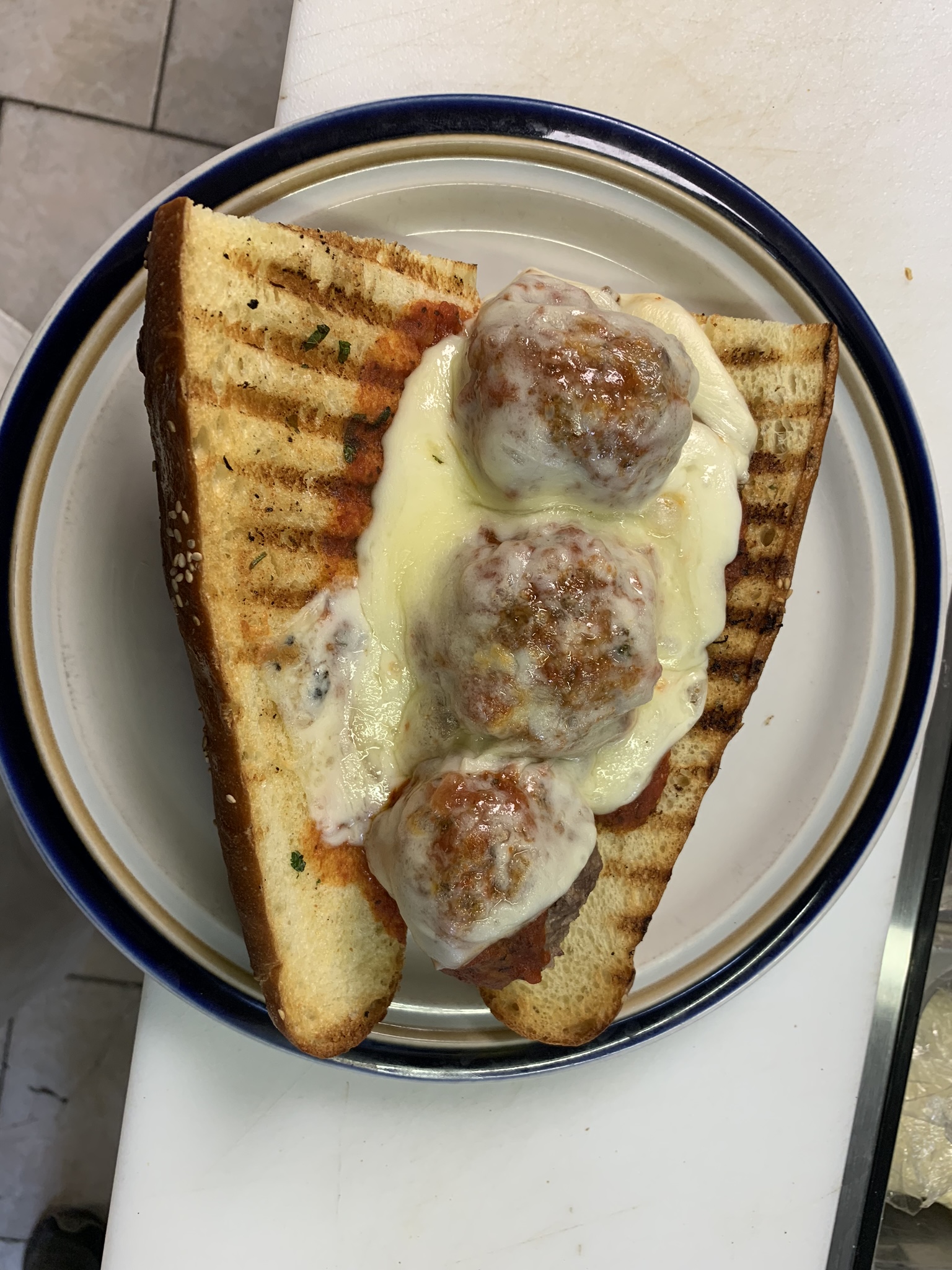 Order Meatball Parmigiana Sub food online from Dominick's 2 store, Branchburg on bringmethat.com