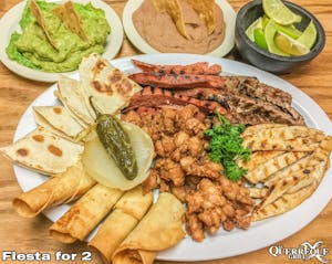 Order Fiesta for Two food online from El Querreque Grill store, Laredo on bringmethat.com
