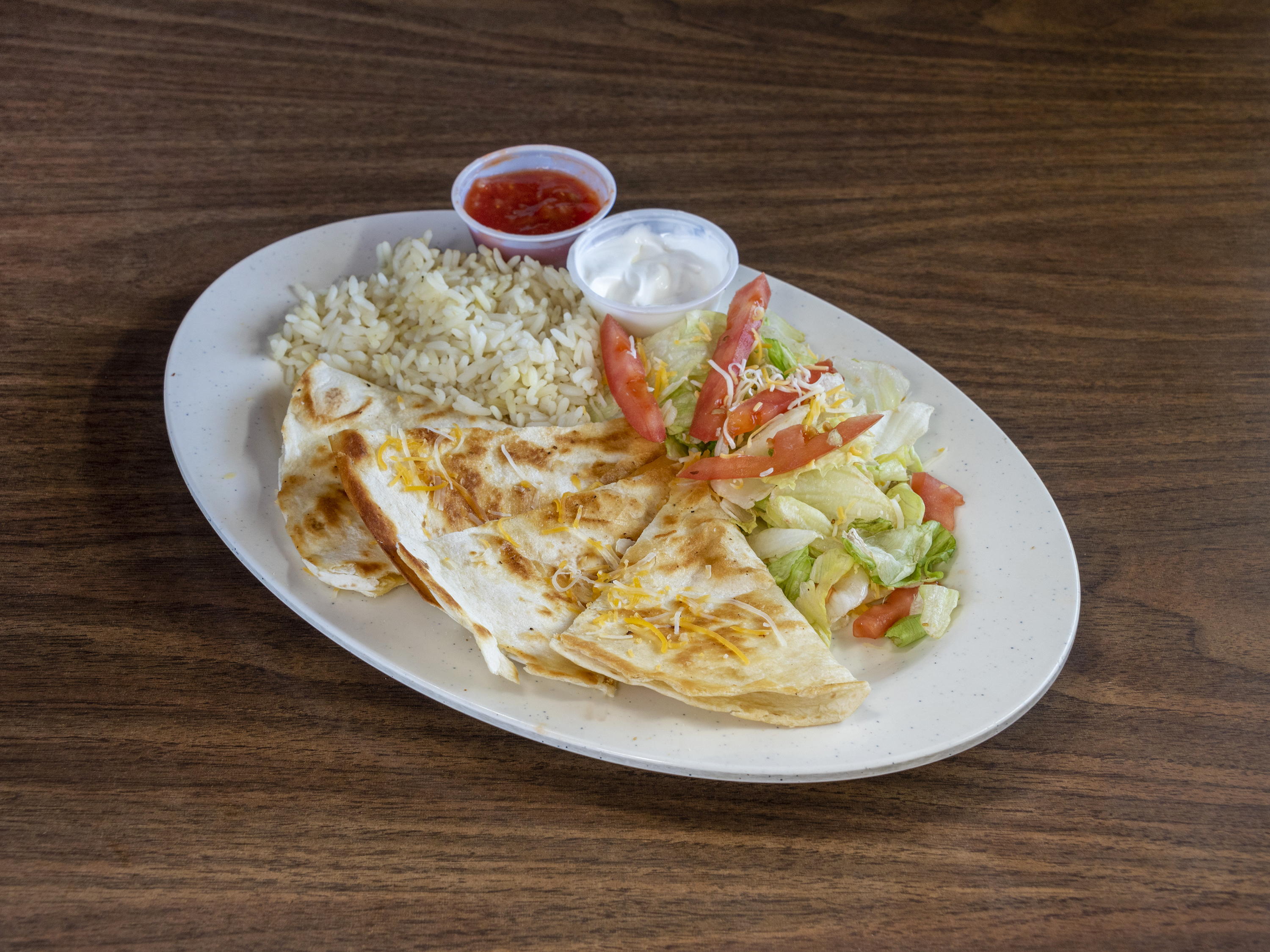 Order Cheese Quesadilla food online from Corner Cafe store, Tulsa on bringmethat.com
