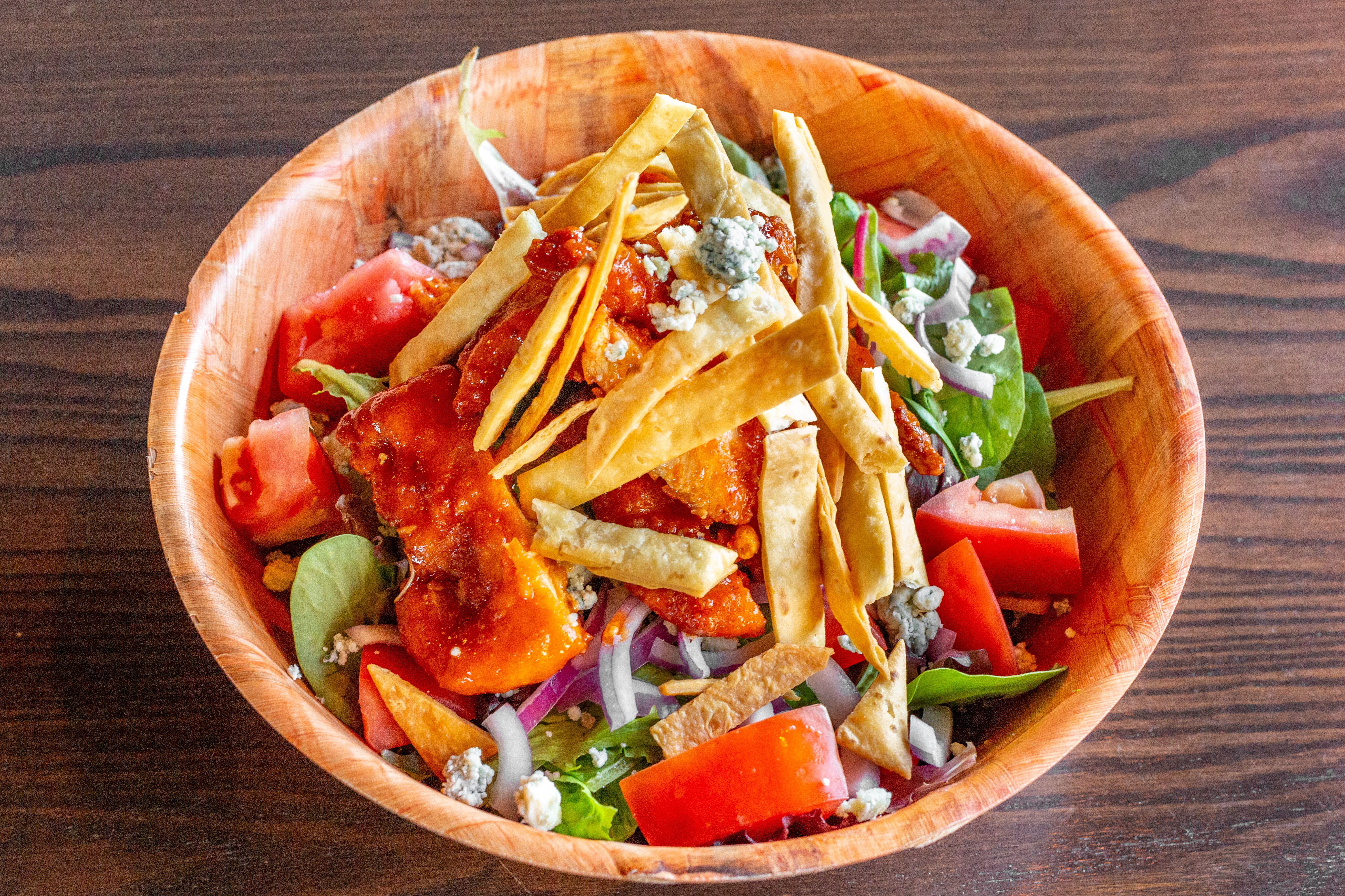 Order Buffalo Chicken Salad - Salad food online from King of Pizza store, Berlin on bringmethat.com