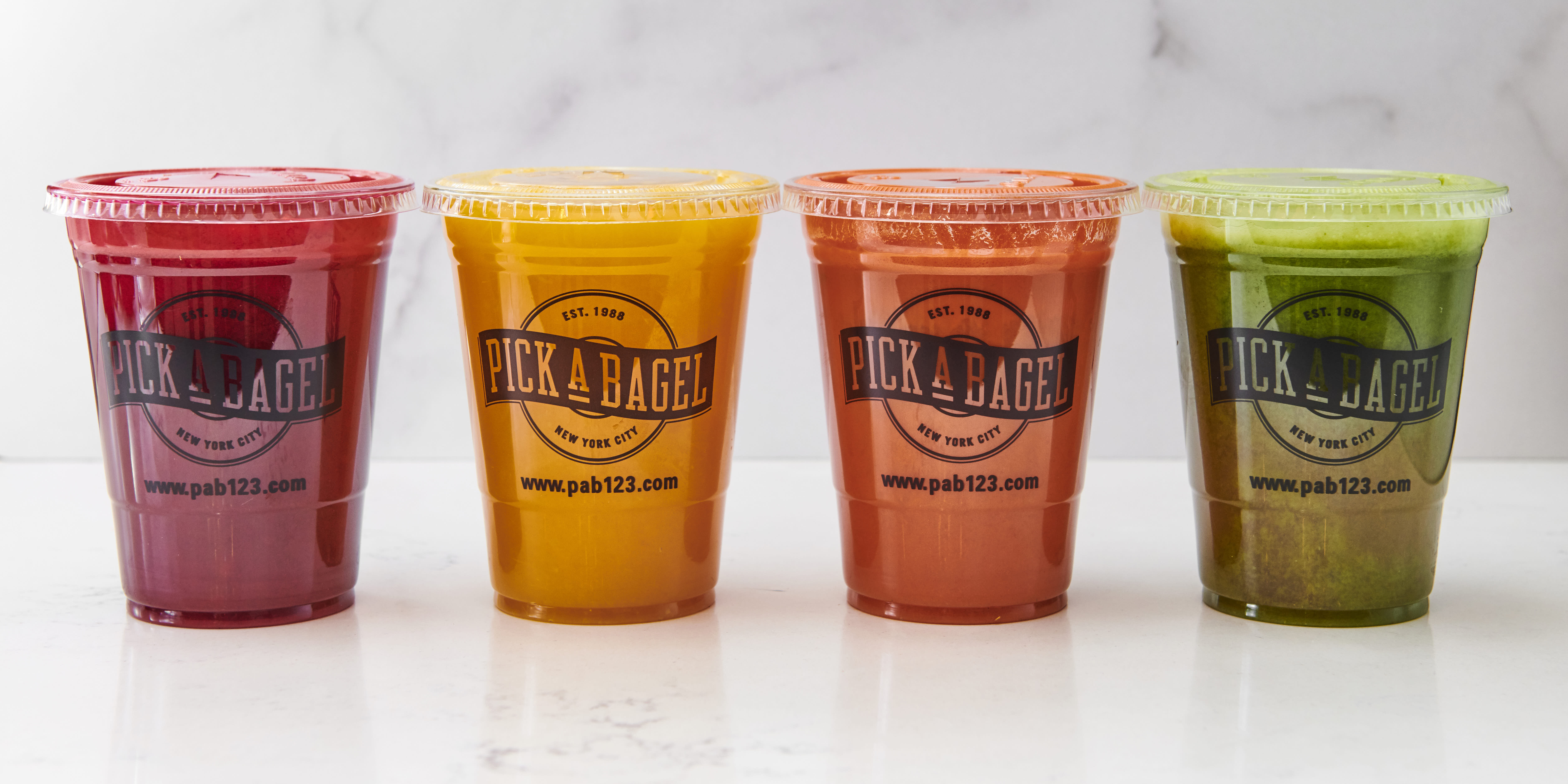 Order Fresh Squeezed Orange Juice food online from Pick a Bagel store, New York on bringmethat.com