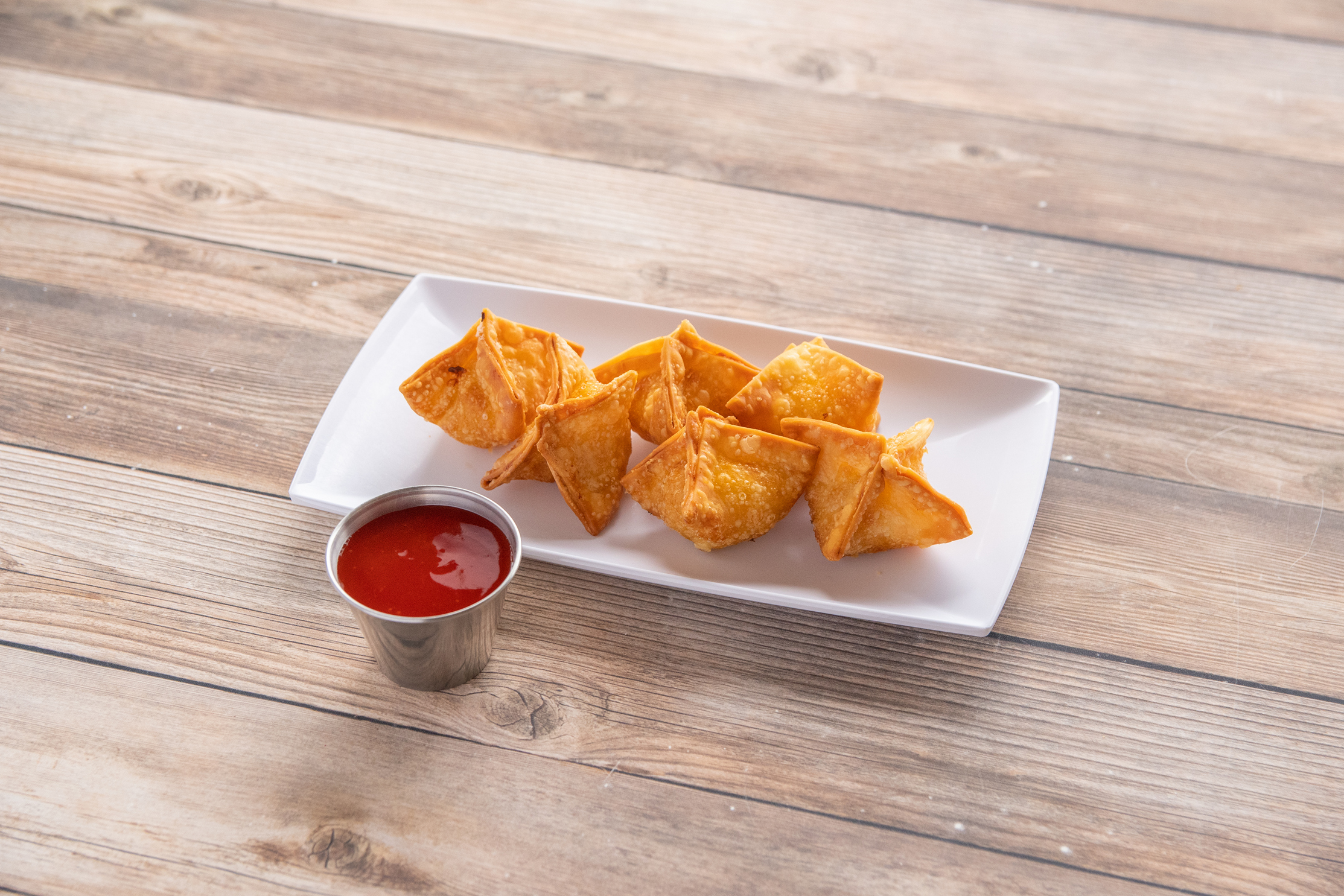Order 6 Piece Cheese Crab Puff food online from Yet Wah store, San Rafael on bringmethat.com