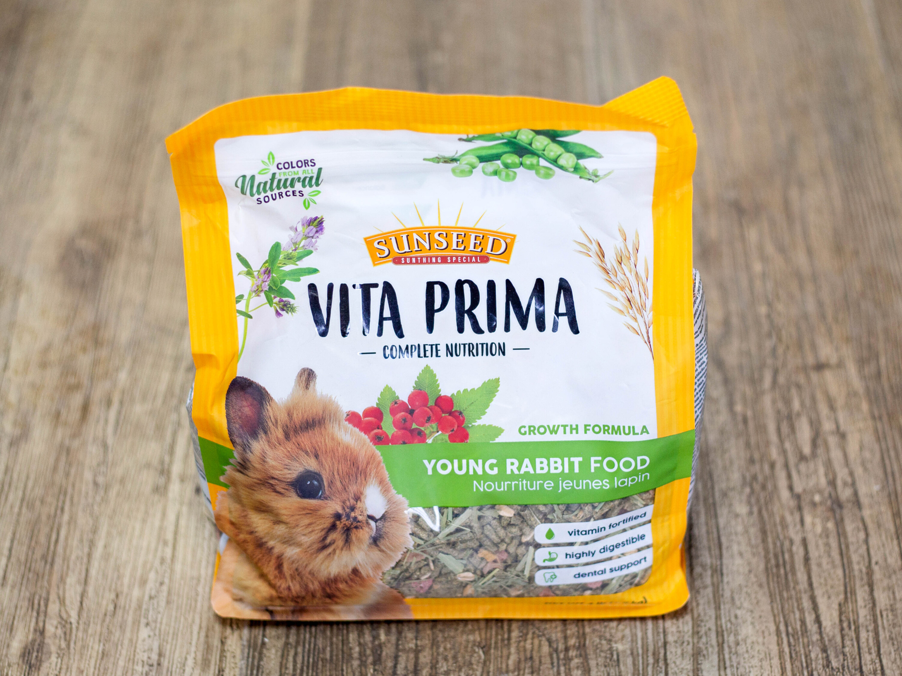 Order Sunseed - Sun Vita Young Rabbit Food 4 lb. food online from Park Pet Shop store, Chicago on bringmethat.com