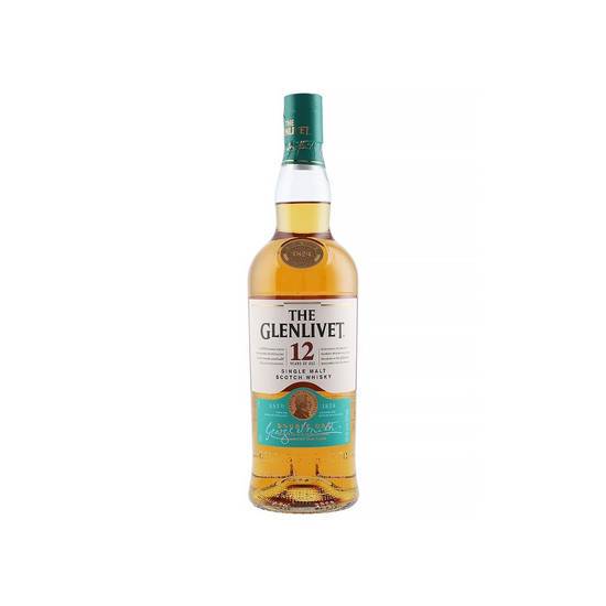 Order Glenlivet 12 year old scotch whiskey 750ml | 40% abv food online from Pink Dot store, Chino Hills on bringmethat.com