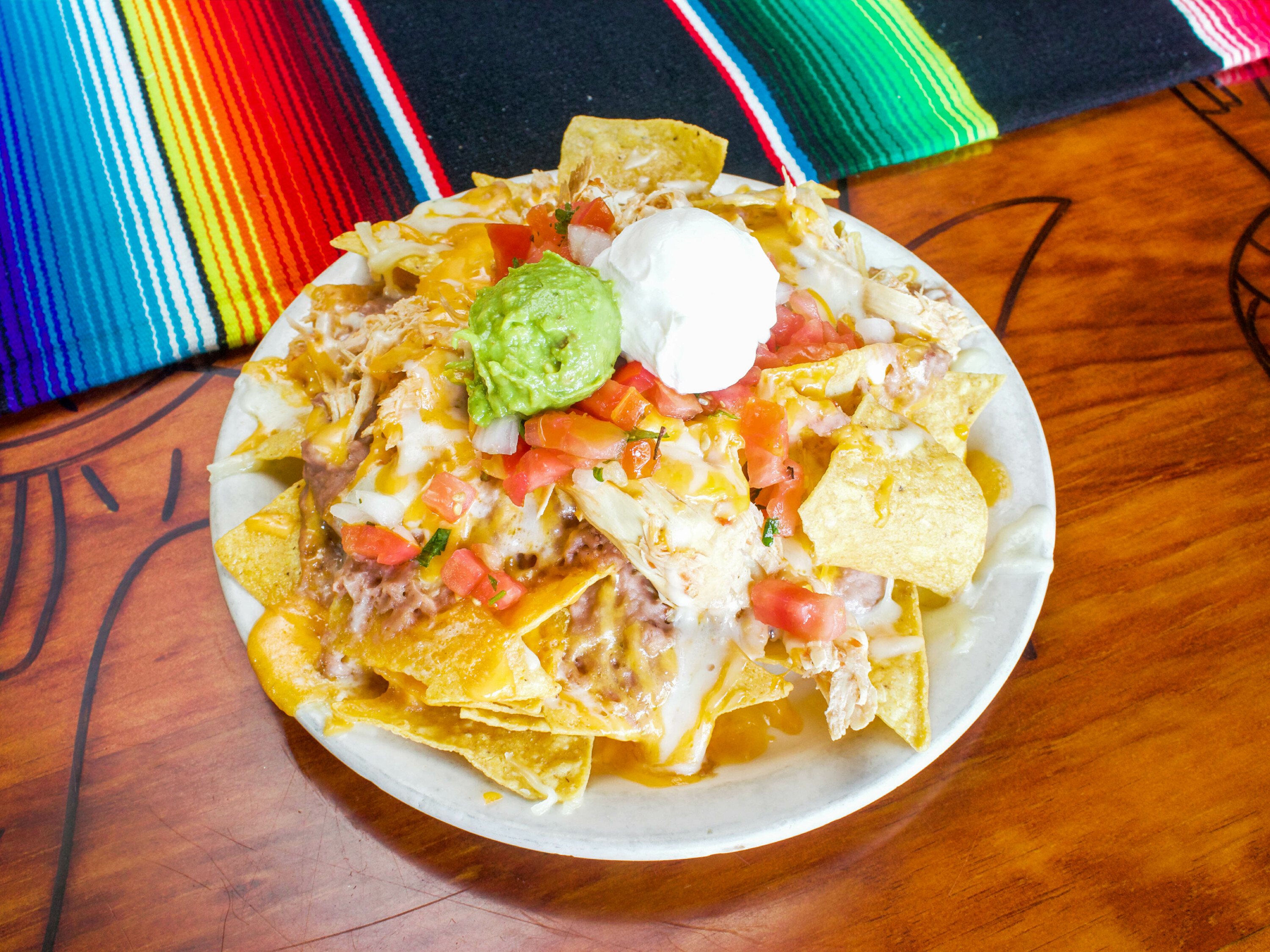 Order Super Nachos food online from La Fuente Mexican Restauant store, Brentwood on bringmethat.com