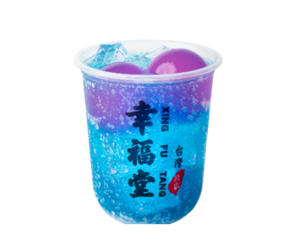 Order Curacao Soda with Giant Handmade Jellies food online from Xing Fu Tang store, Rowland Heights on bringmethat.com