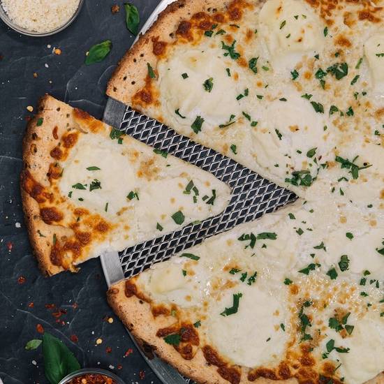 Order Cauliflower Crust White Pizza (12" Small) food online from @Pizza store, San Francisco on bringmethat.com