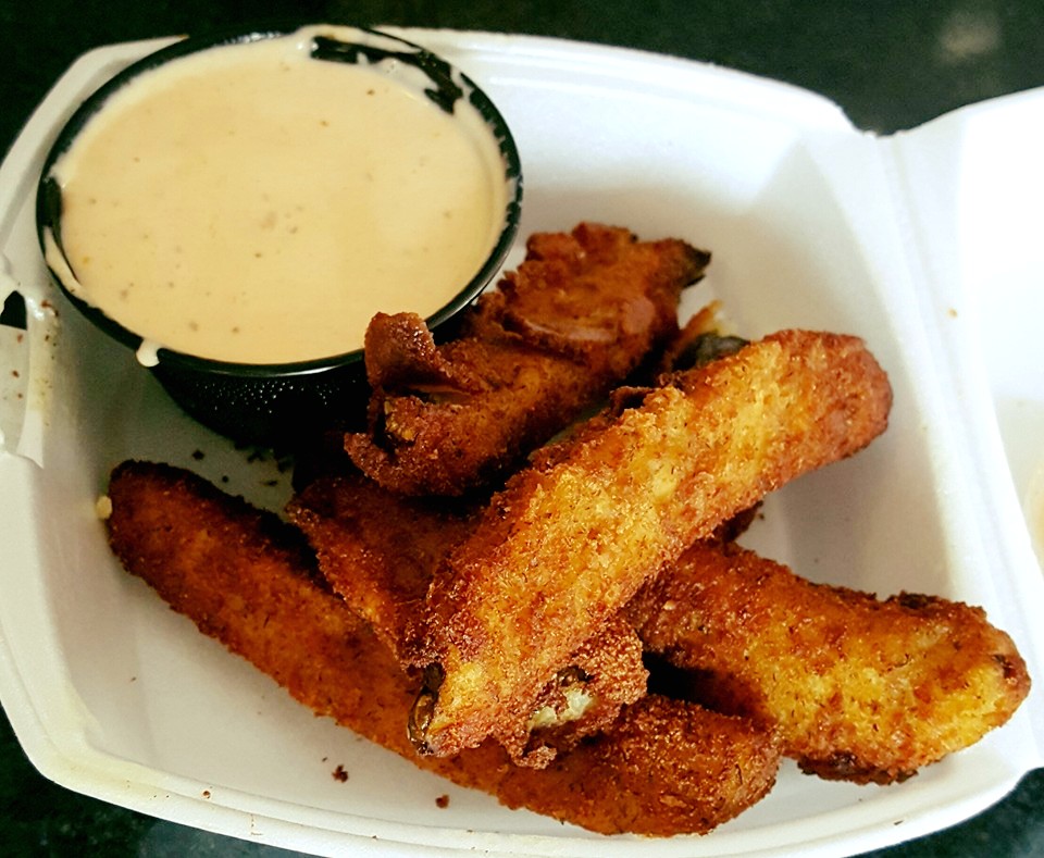 Order Fried Pickles food online from Slice Pizzeria store, Barrington on bringmethat.com