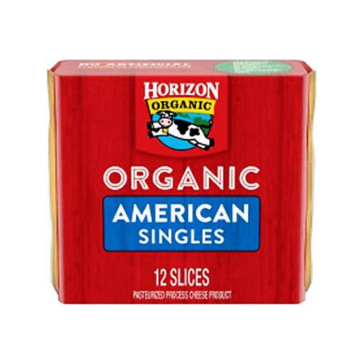 Order Horizon Organic Sliced American Cheese Singles  (8 OZ) 40636 food online from Bevmo! store, Pasadena on bringmethat.com
