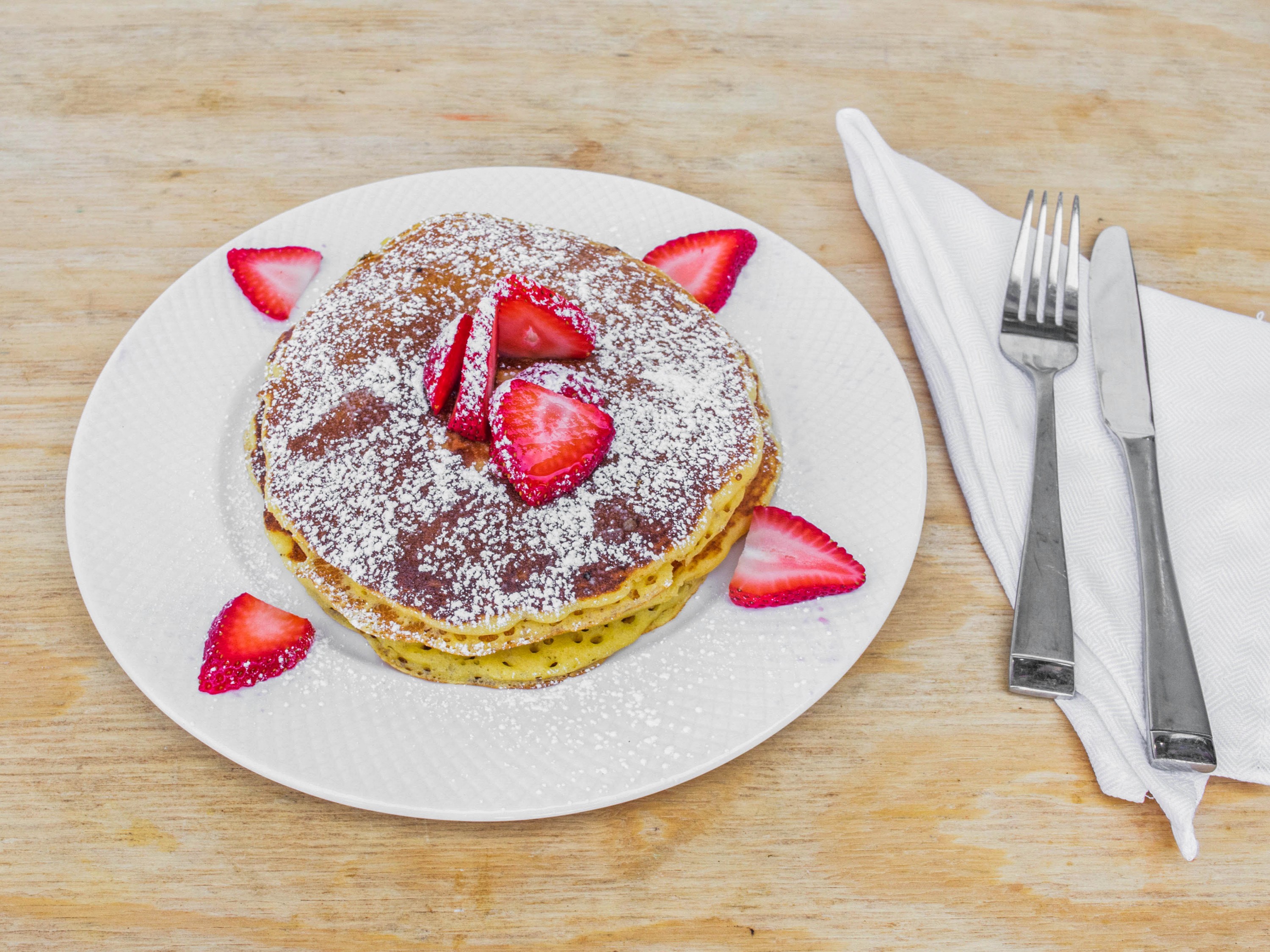 Order Buttermilk Pancake food online from Tulcingo Cafe & Deli store, Bronx on bringmethat.com