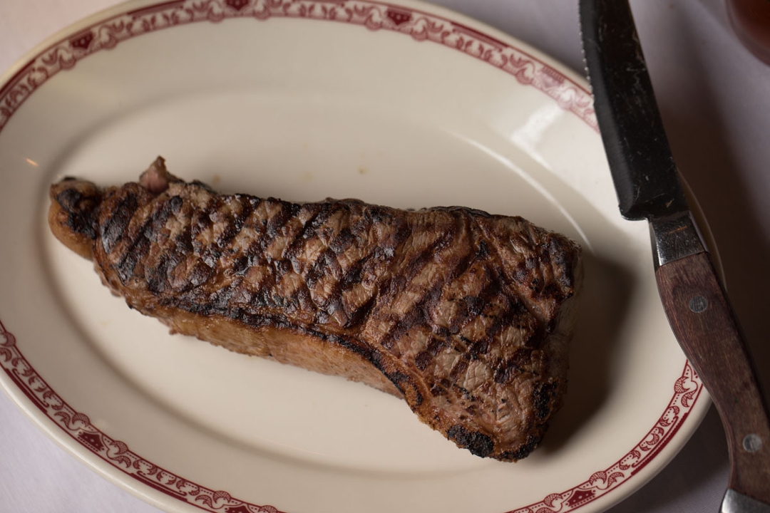 Order NY Strip 14oz. food online from Gene & Georgetti store, Chicago on bringmethat.com