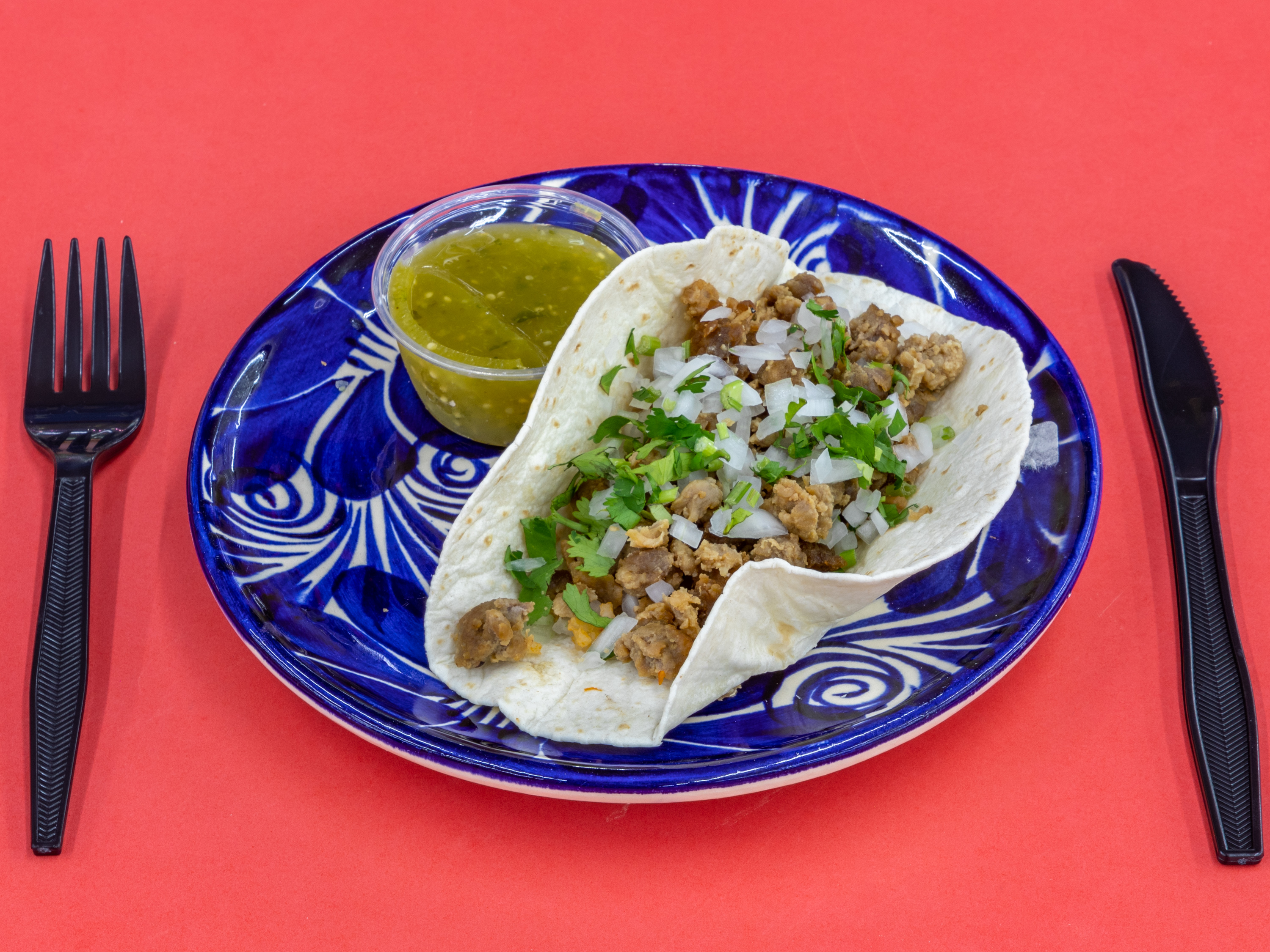 Order Taco - Tortilla de Harina food online from Supermercados Morelos store, Oklahoma City on bringmethat.com