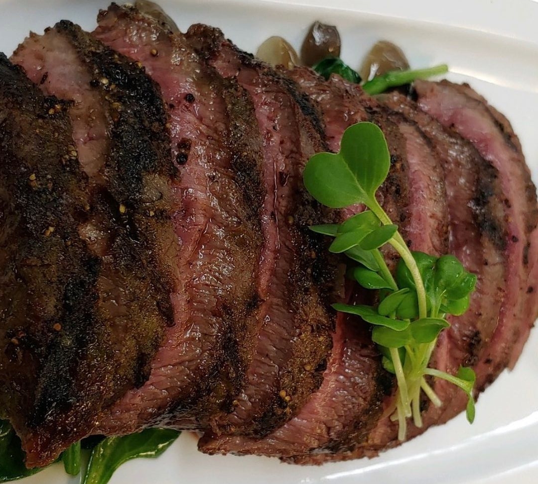 Order Flat Iron Steak food online from Blue Gingko store, Danville on bringmethat.com