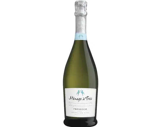 Order Menage a Trois Prosecco (11.0% ABV) food online from Van Ness Liquors store, San Francisco on bringmethat.com