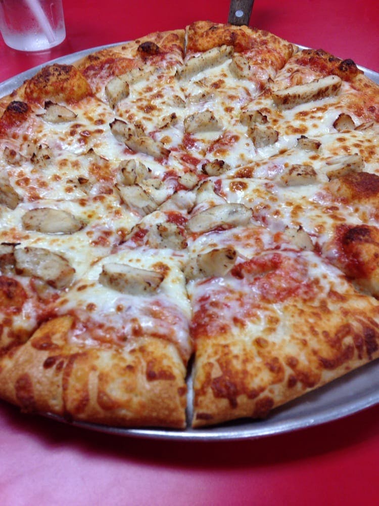Order Medium One Topping Pizza Pick Up Special - Special food online from Pizza Primo store, Temperance on bringmethat.com