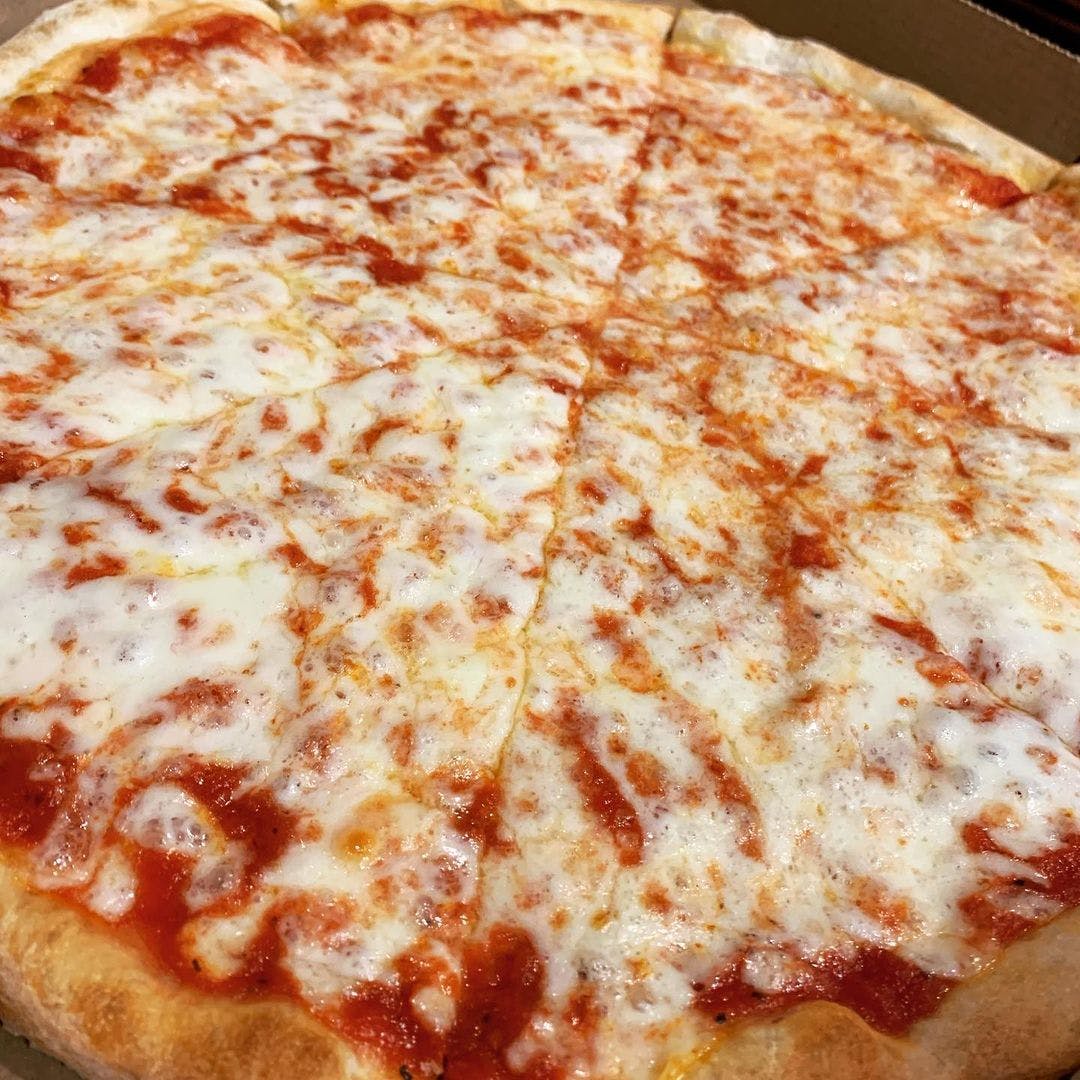 Order Round Cheese Pizza - Personal food online from Lazio Pizza store, East Hanover on bringmethat.com