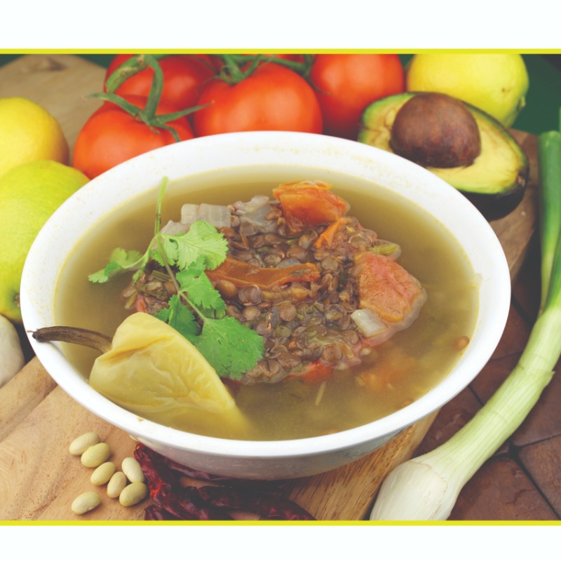 Order Vegan Lentil Soup food online from Curry Sabor store, Whittier on bringmethat.com