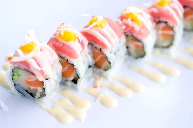 Order Maui Roll food online from Awi Sushi store, Colorado Springs on bringmethat.com
