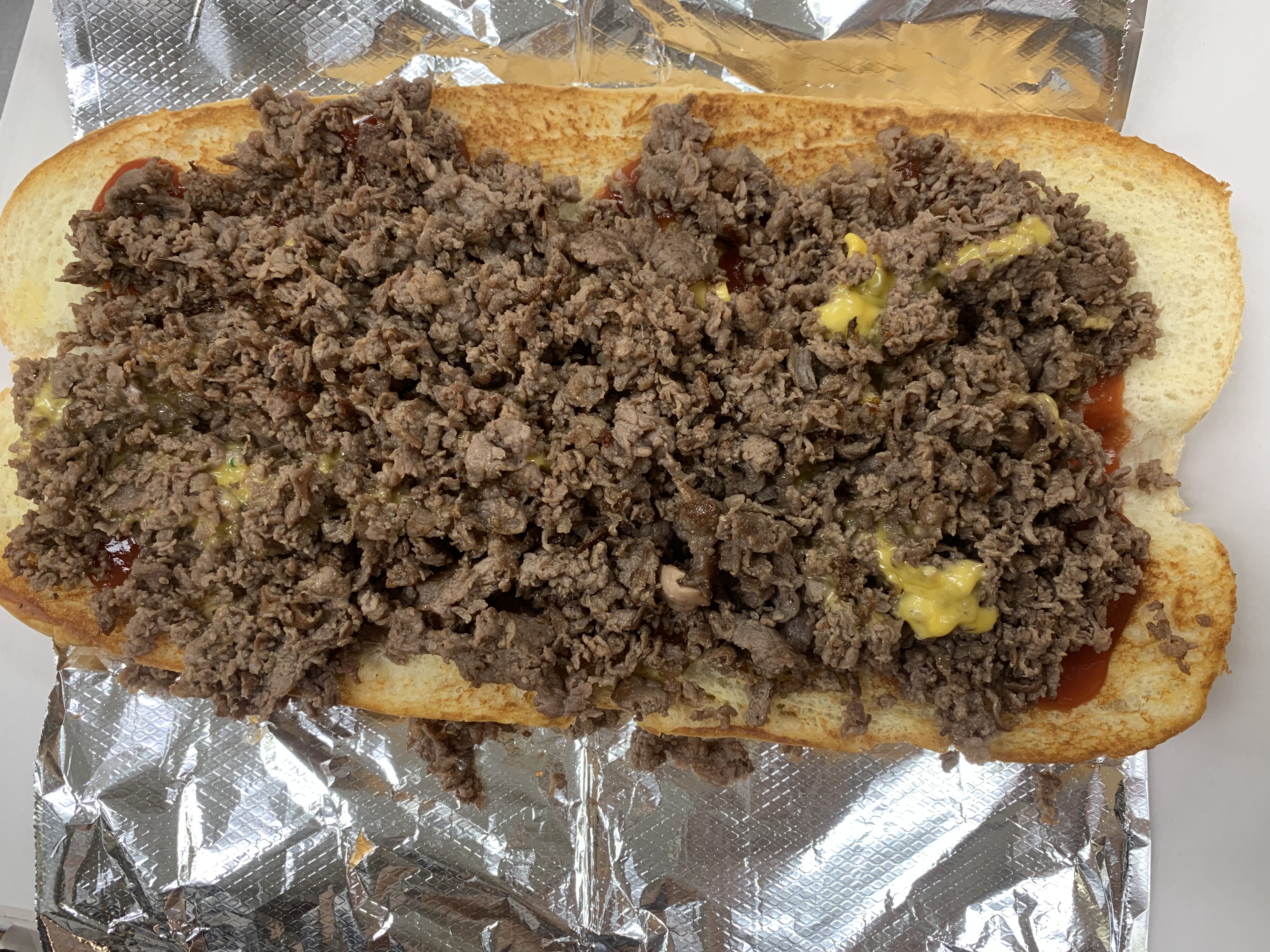Order 12" Steak and Cheese Sub food online from Jerry And Son store, Lexington Park on bringmethat.com