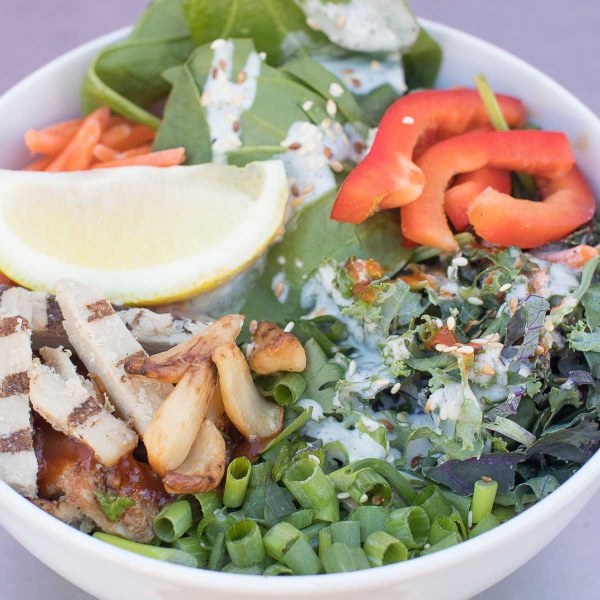 Order Big Chick'n Salad food online from Native Bowl store, Portland on bringmethat.com