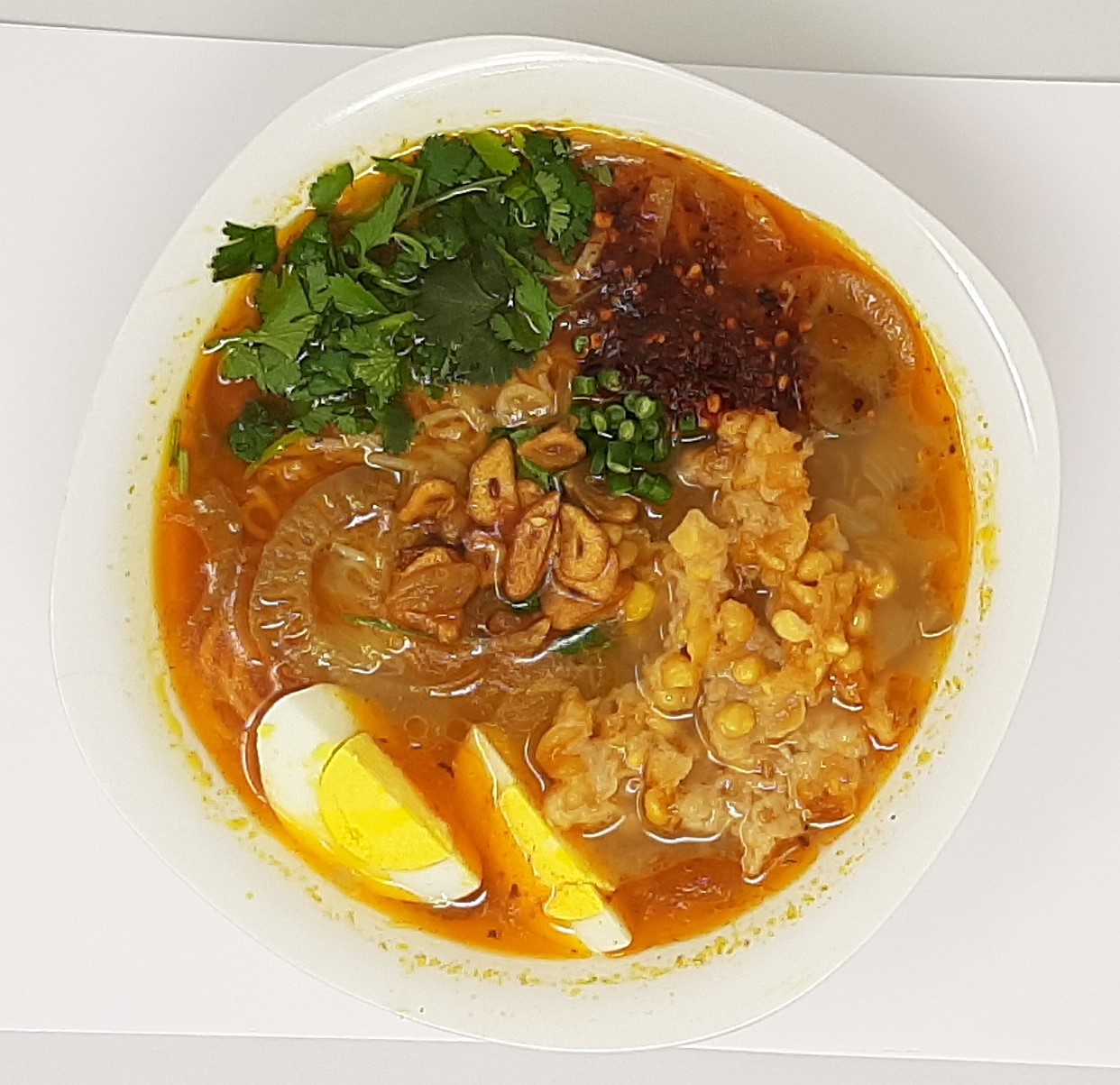 Order Burmese Rice Noodle Soup food online from Aladdin Food Express store, Fort Wayne on bringmethat.com