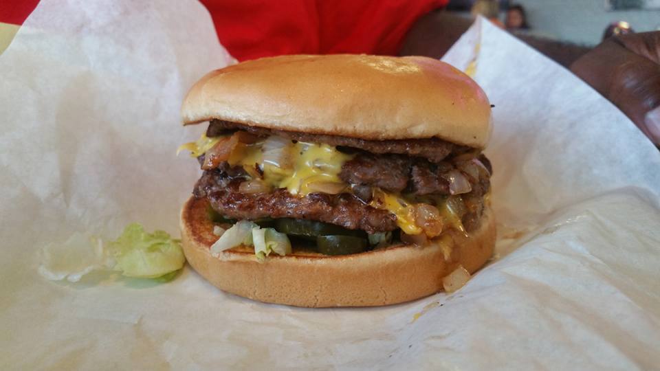 Order Double Burger food online from Arnold Old Fashioned Hamburger store, Tulsa on bringmethat.com