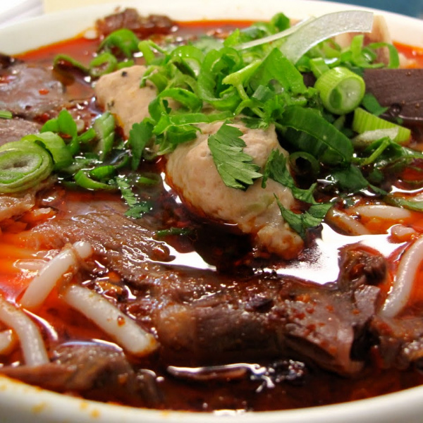 Order Spicy Beef Noodle Soup, Pork Leg, Pork Blood food online from Pho Cali store, Rocklin on bringmethat.com